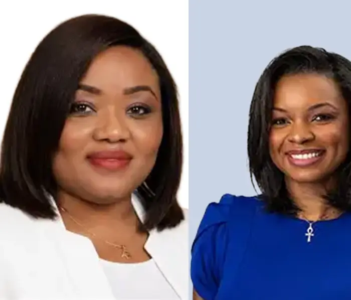 Elizabeth Jeanty and Ashley Gant
